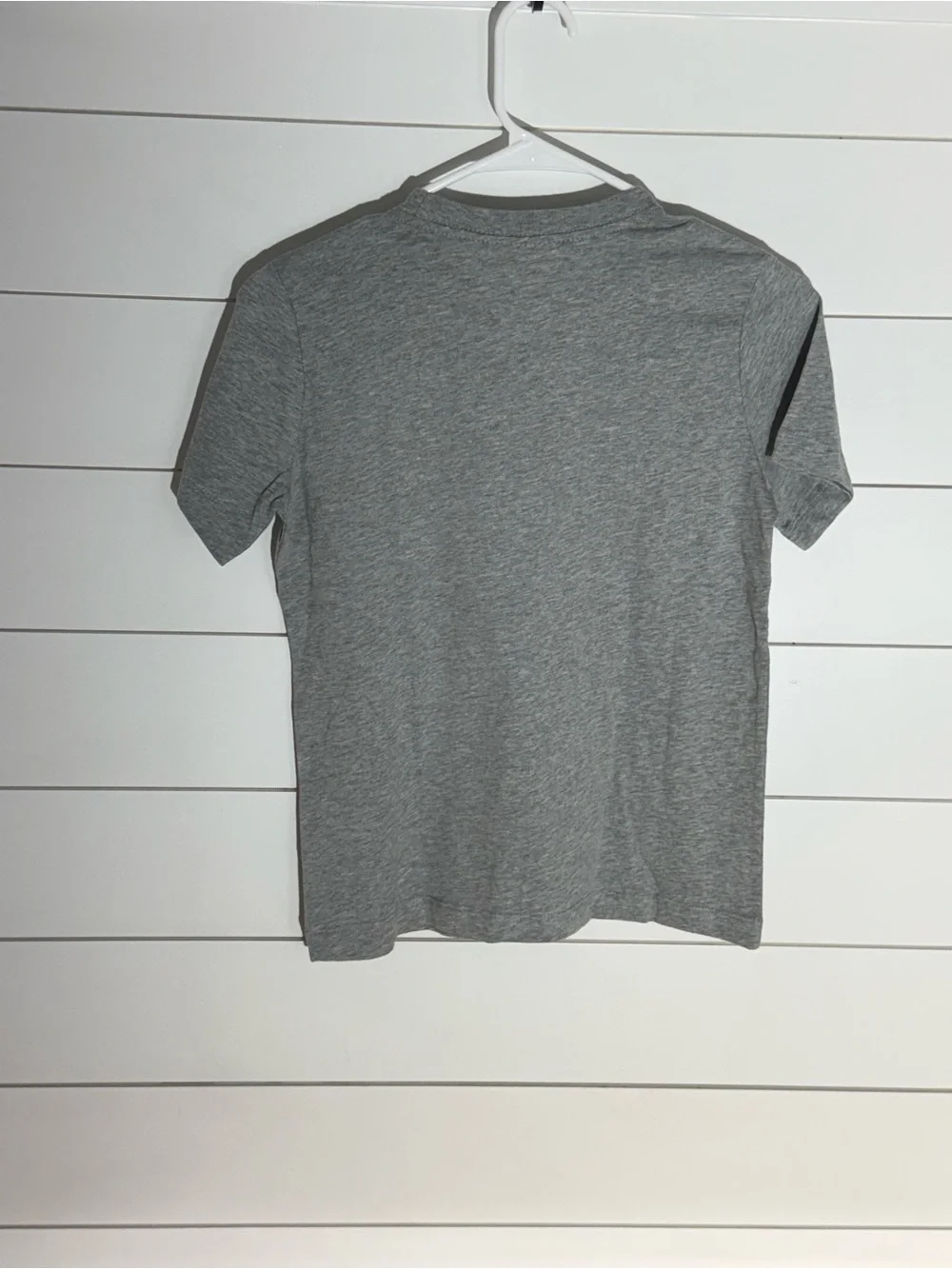 Nike Gray Heather Short Sleeve Tee with White Swoosh